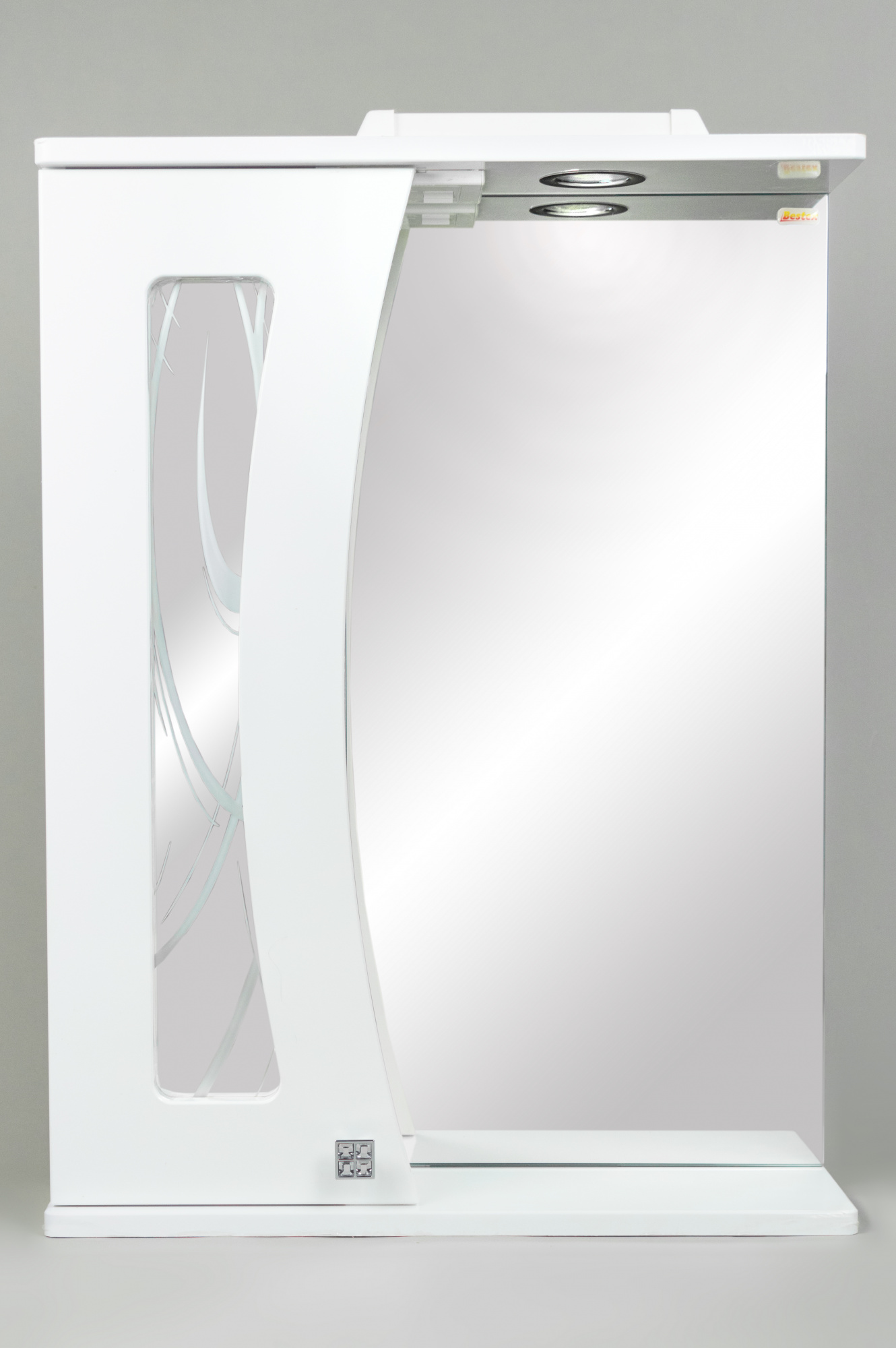 Зеркало 55 Селена(Лана) СВ Белый глянец m v