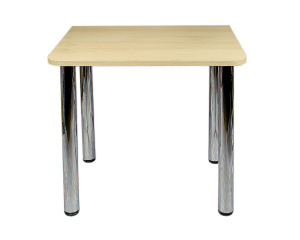 Кухонный стол 750 х 550 Шамони закругленный стол (2-а закругленных, 2-а прямых угла)